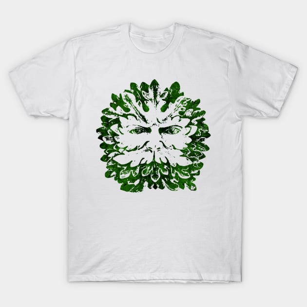 The Green Man T-Shirt by Nartissima